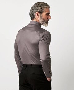 Overhemd lange mouw grijs