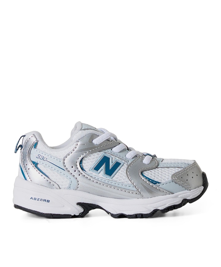 530 bungee lace uniseks sneakers  zilver