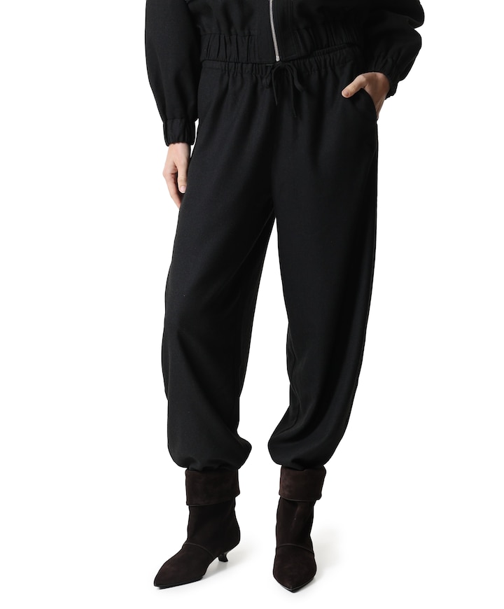 Barrel dames broek grijs