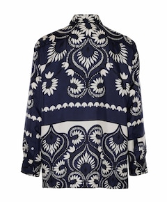 Dames blouse blauw
