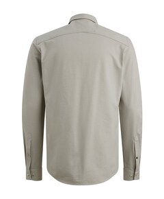 Heren overhemd lange mouw grijs
