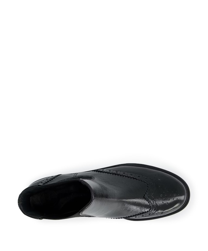 dames enkellaarzen zwart