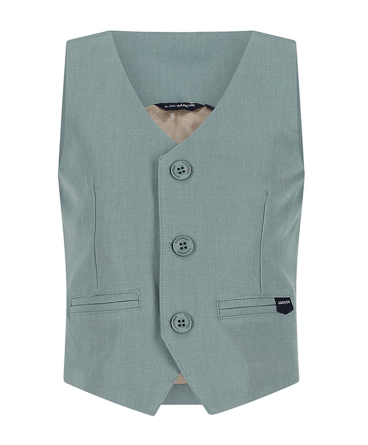 Jongens gilet groen