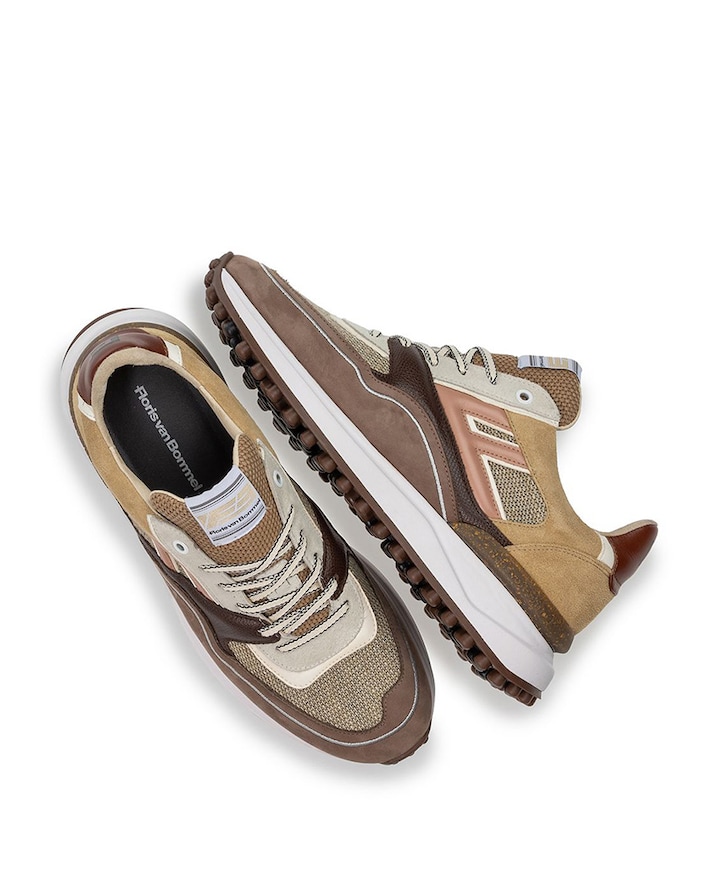 heren sneakers bruin