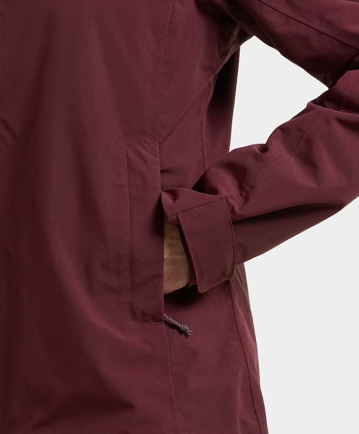Dames jas bordeaux