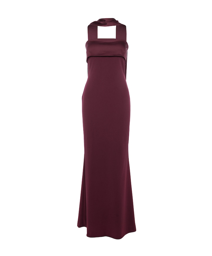 Dames jurk bordeaux