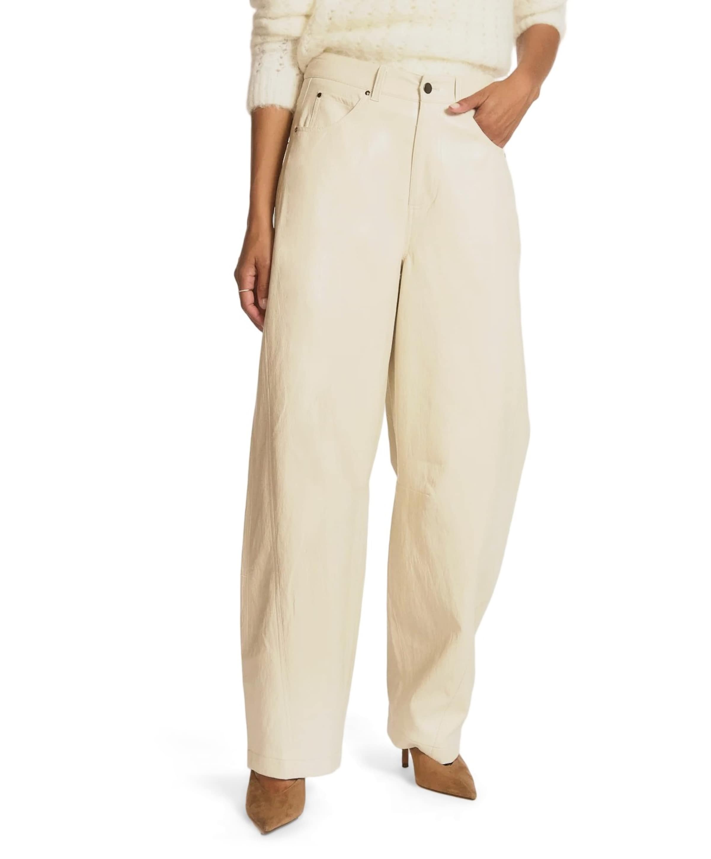QUIN PU 689 dames broek ecru
