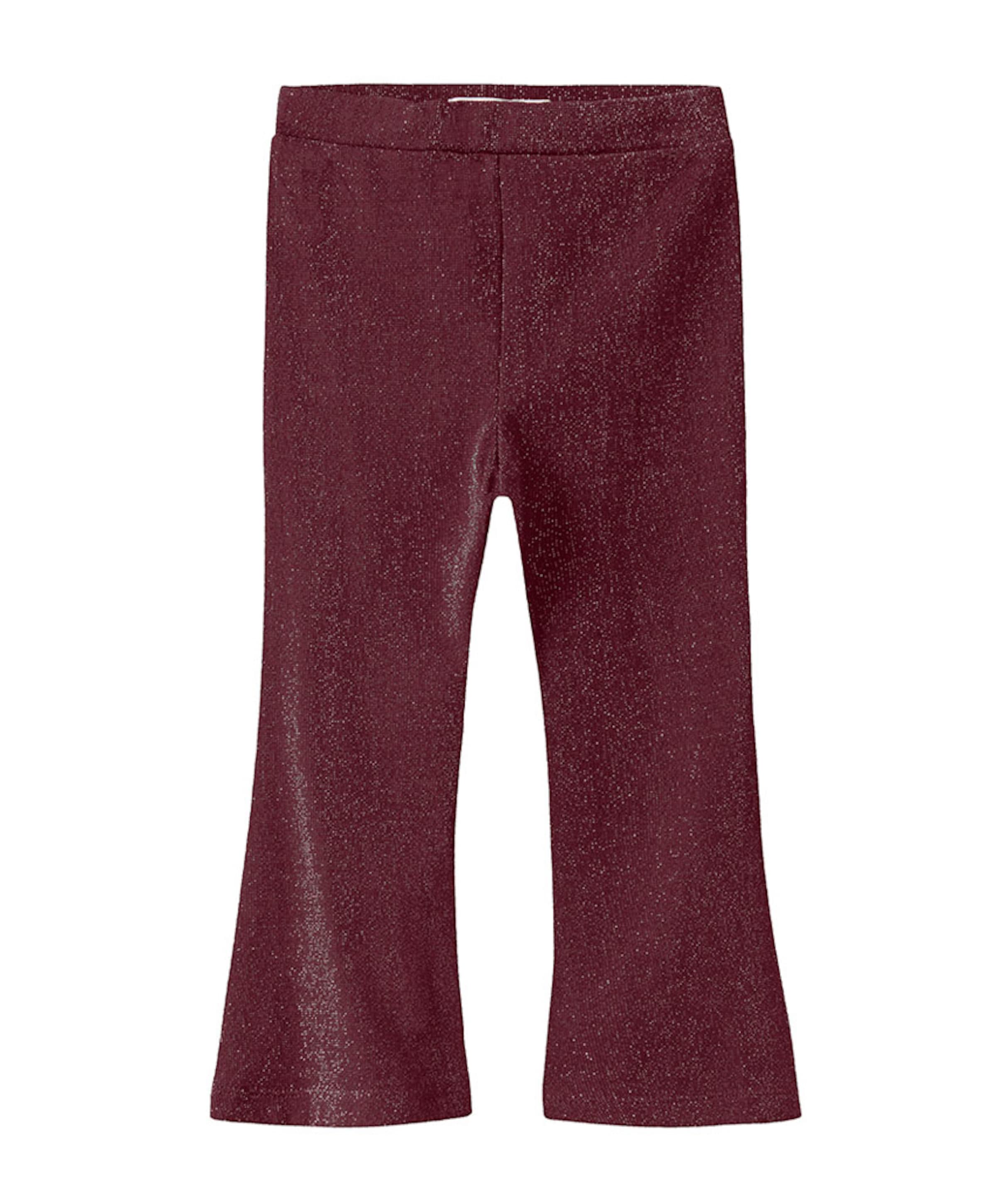 NMFROISIN BOOTCUT broek bordeaux