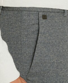 V11 CHINO PRINTED STRUCTURE heren broek grijs