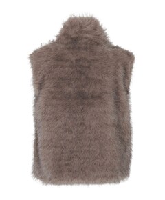 Dames gilet bruin
