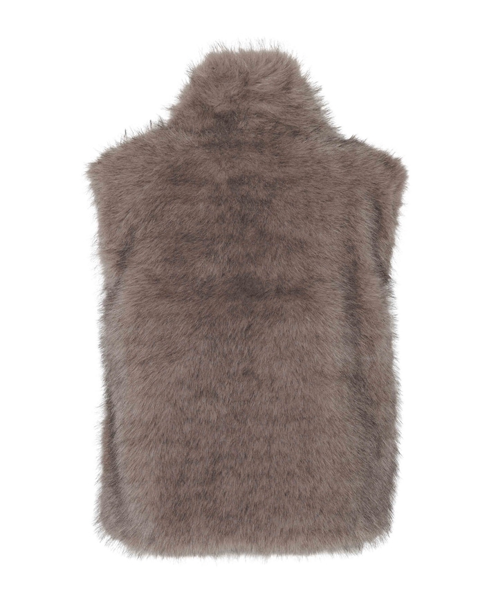 Dames gilet bruin
