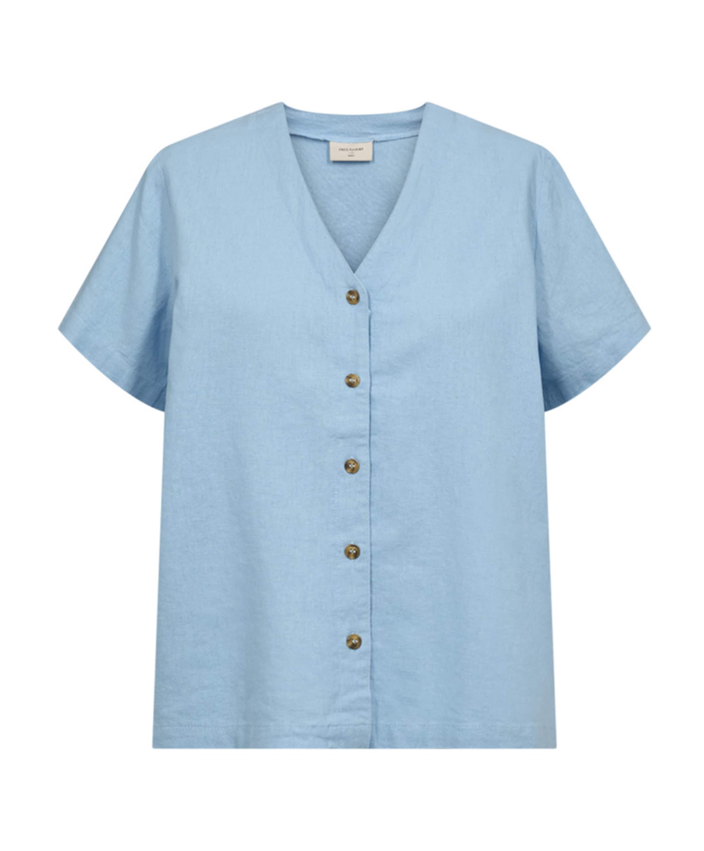 Dames blouse blauw