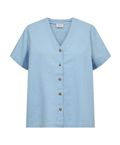 Dames blouse blauw