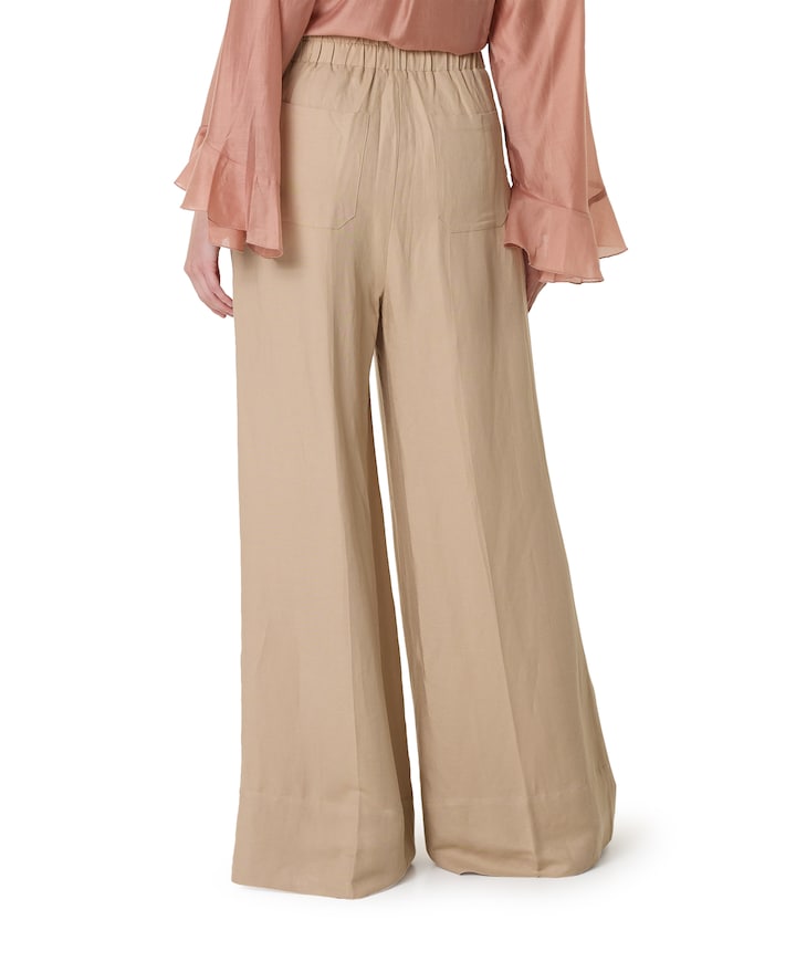 PETAL dames broek beige
