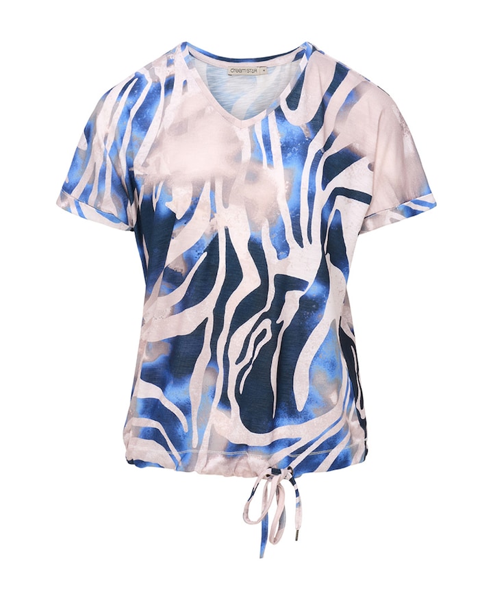 Dames t-shirt blauw