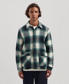 Heren overshirt groen