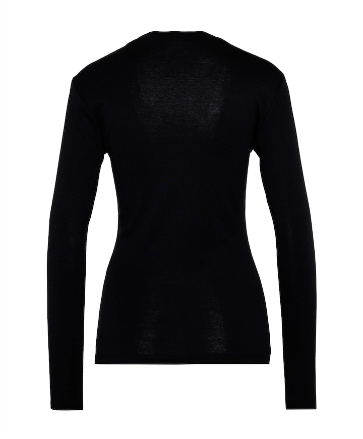 Dames longsleeve zwart