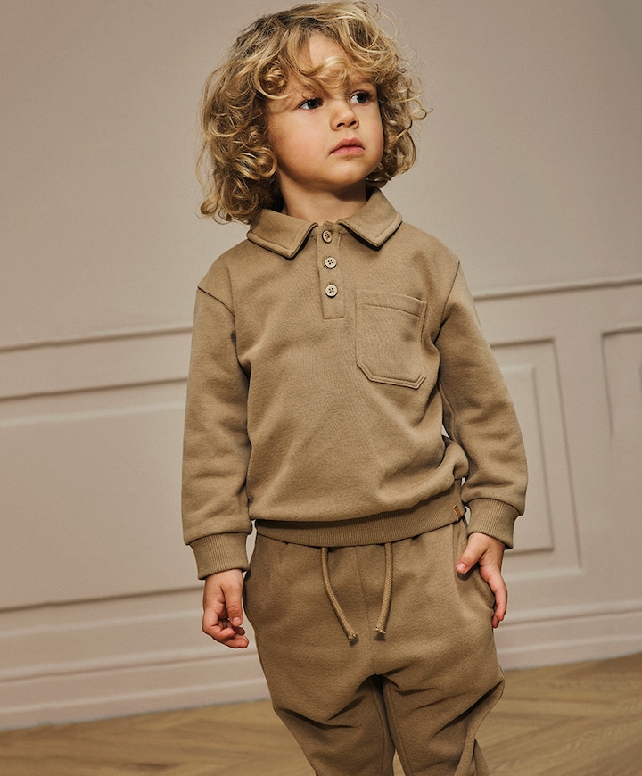 Jongens trui bruin