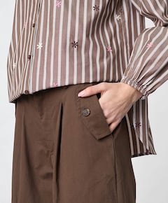 EDITH-PA dames broek bruin