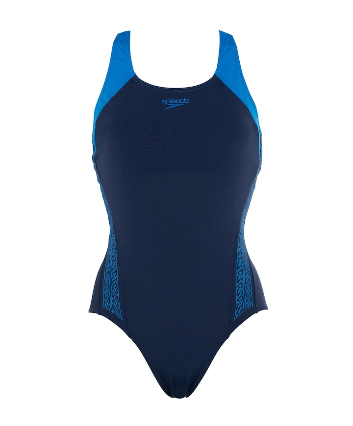 Dames badpak blauw