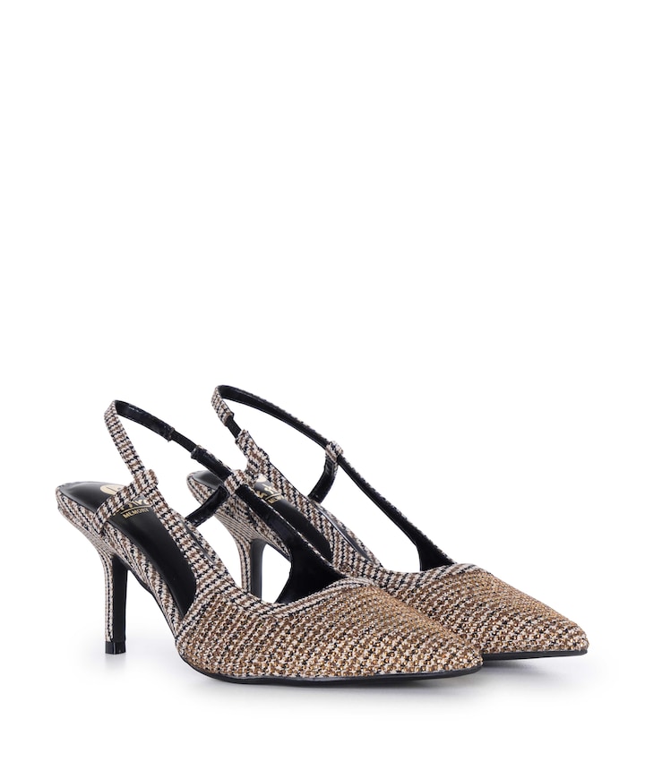 dames slingbacks beige