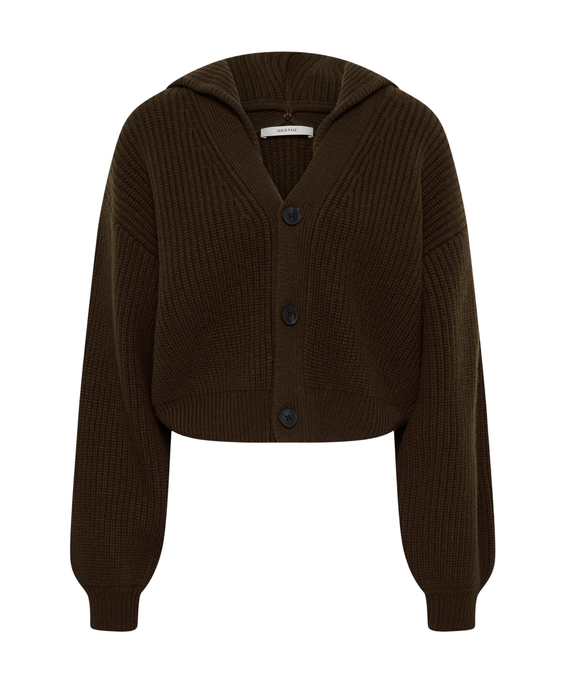 Dames vest bruin
