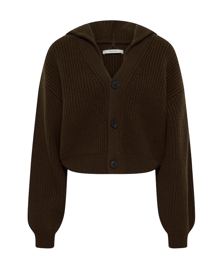 Dames vest bruin