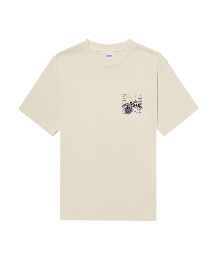 Heren T-shirt beige