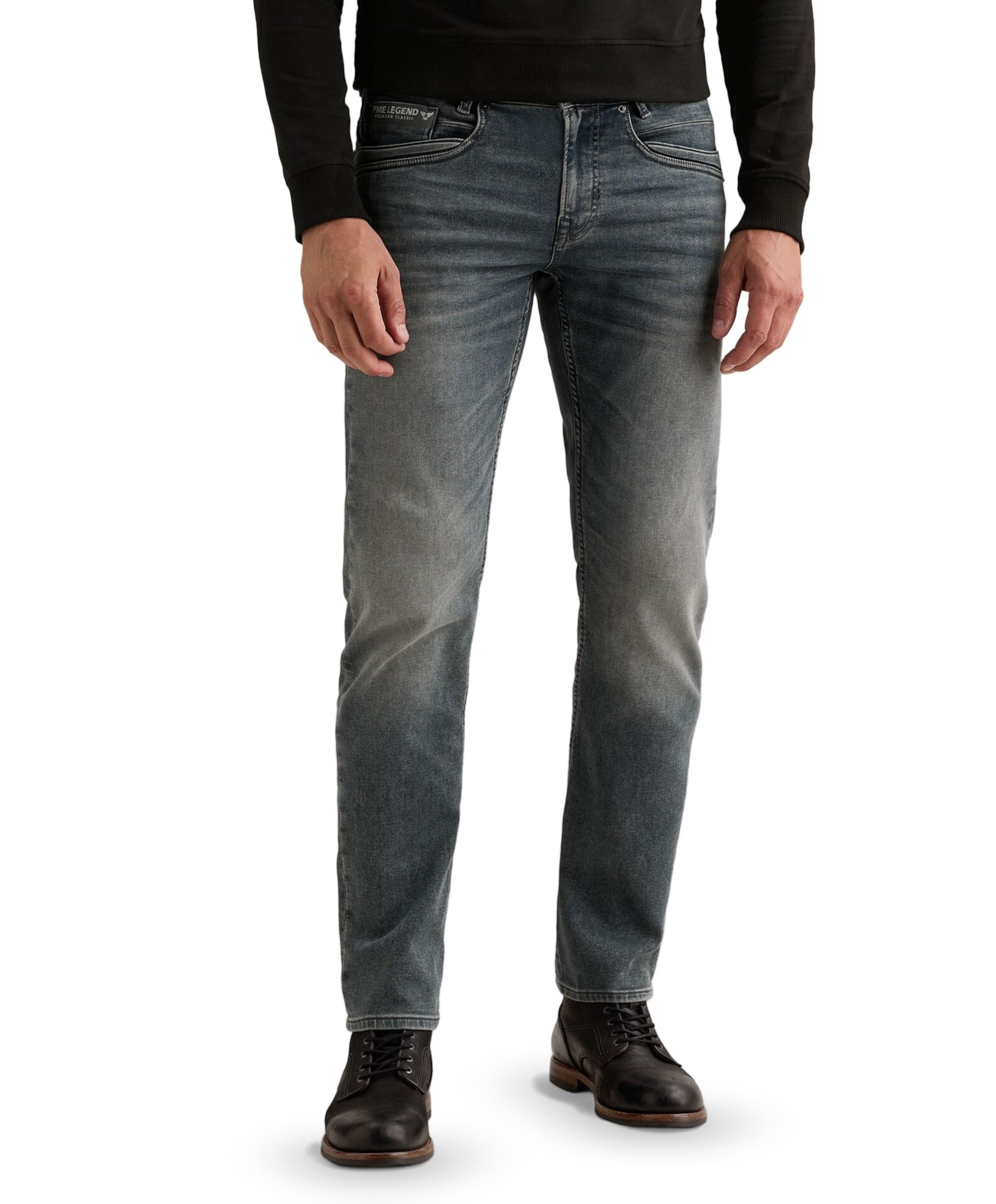 SKYRAK GREYBLUE SWEAT DENIM heren jeans grijs