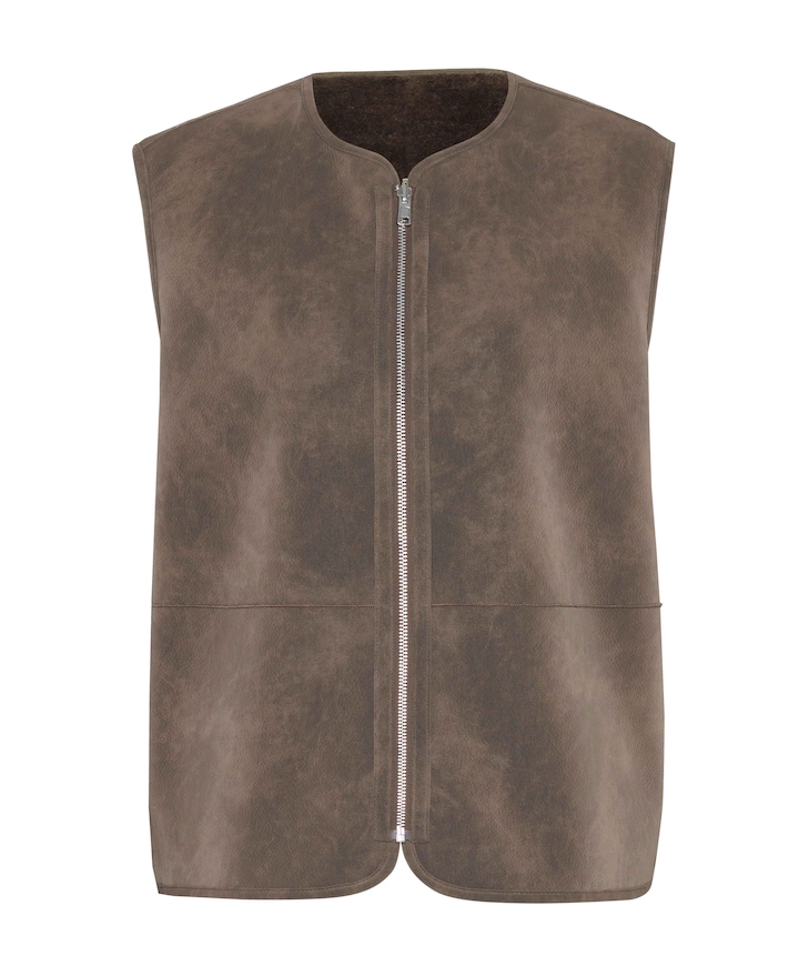 Dames bodywarmer bruin