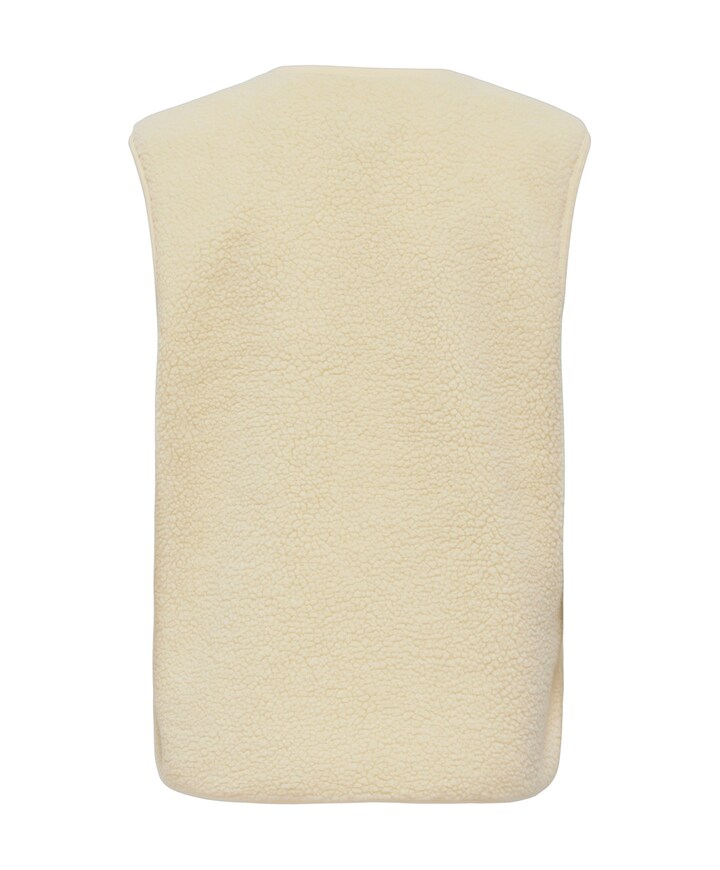 Meisjes gilet ecru
