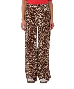 Scarlet leopard dames broek bruin