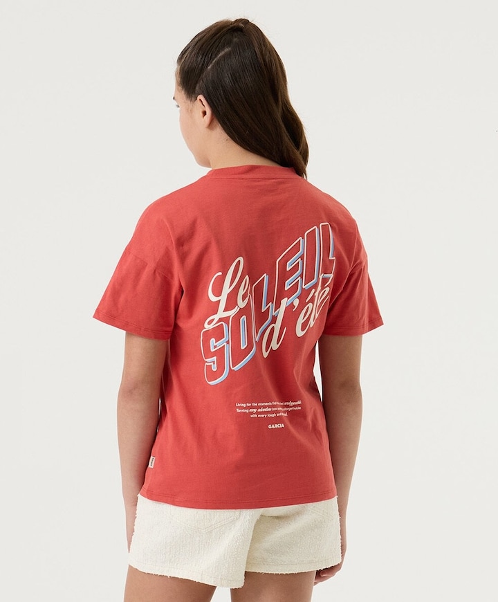 Meisjes T-shirt rood