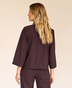 Dames longsleeve bruin