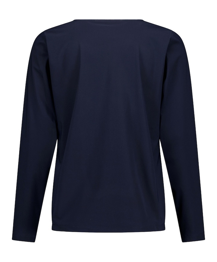 Dames longsleeve blauw