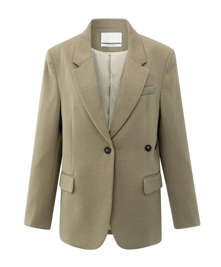Dames blazer groen