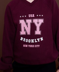 Meisjes sweater bordeaux