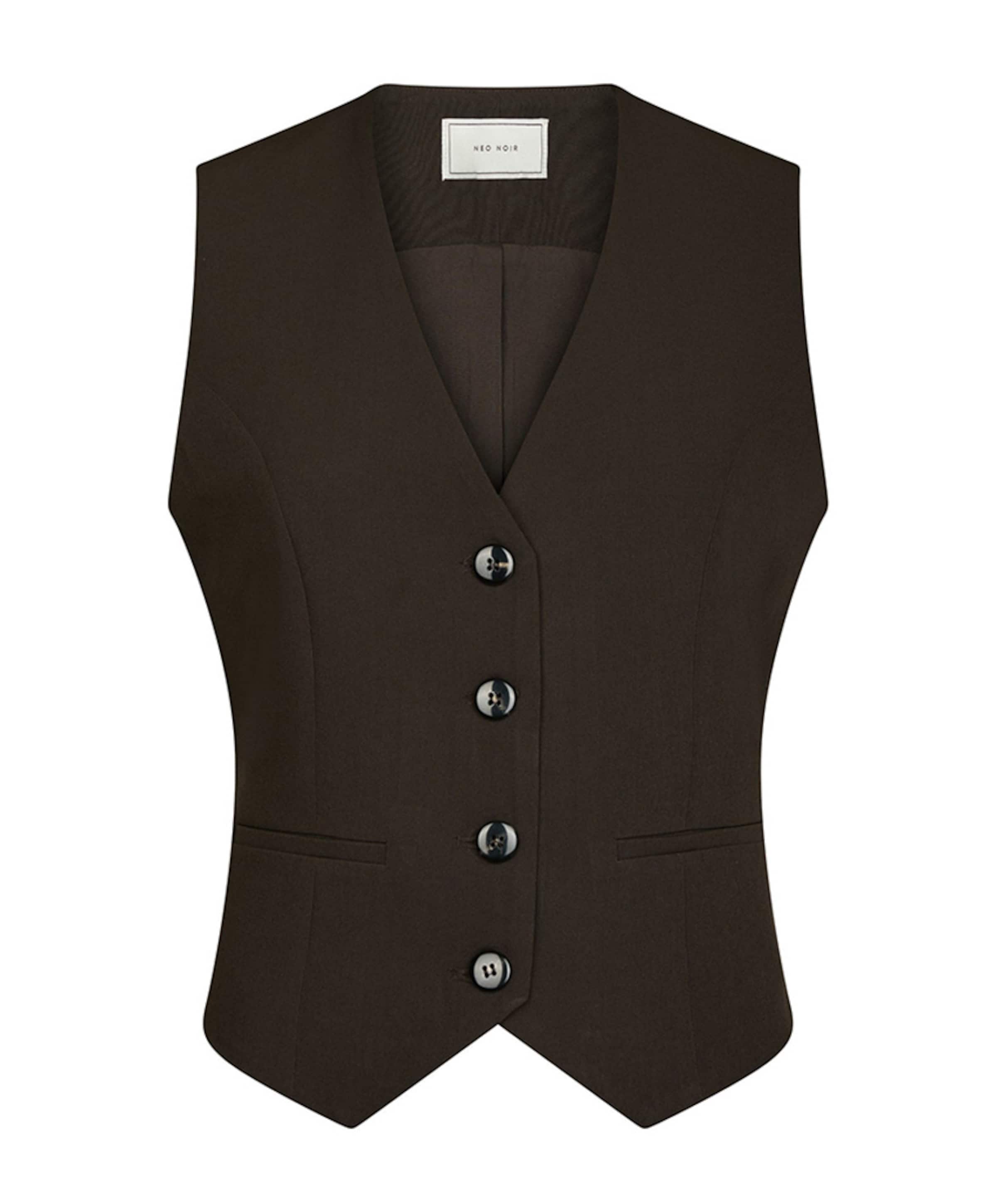Dames gilet bruin