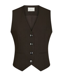 Dames gilet bruin