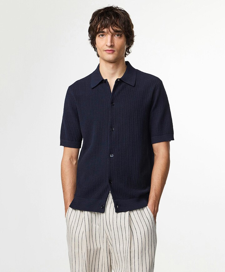 Overshirt blauw