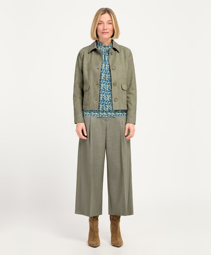 Dames jas groen