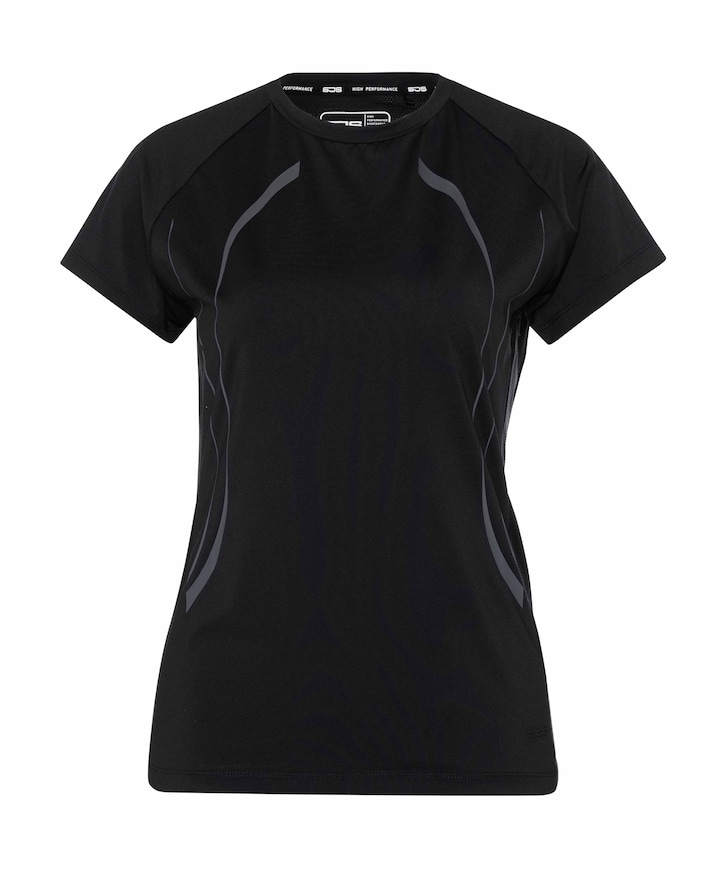 Dames T-shirt zwart