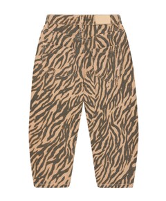Barrel Fit Animal meisjes jeans beige