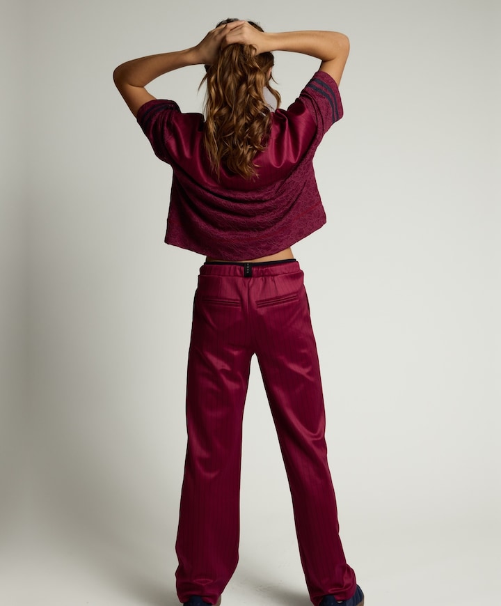 meisjes broek bordeaux
