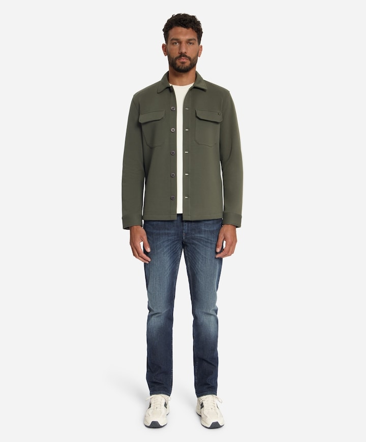 Heren overshirt groen