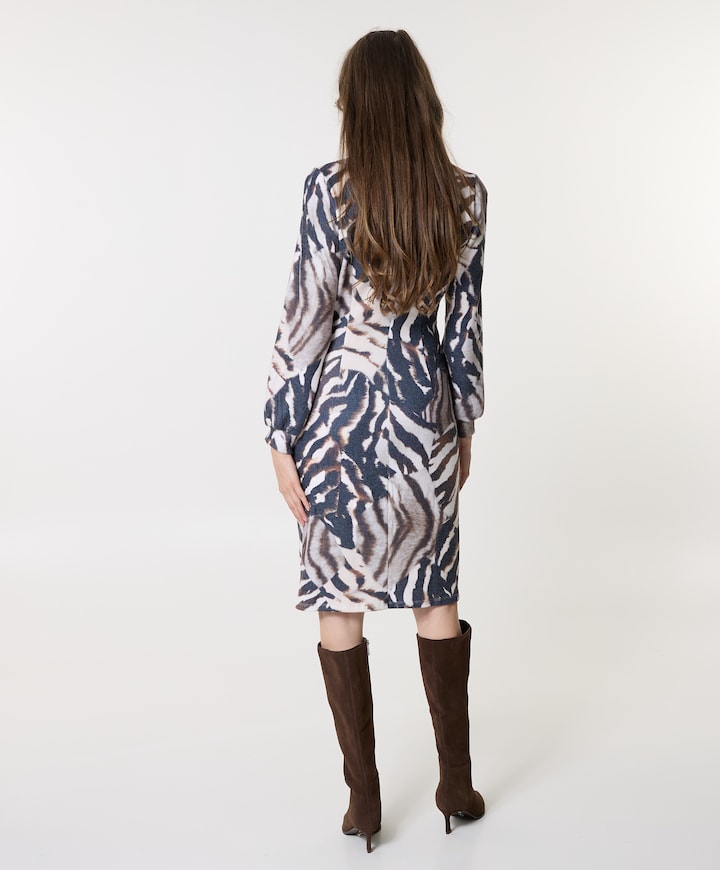 Dames jurk multicolor