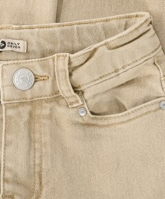 Relaxed Fit Washed jongens broek beige