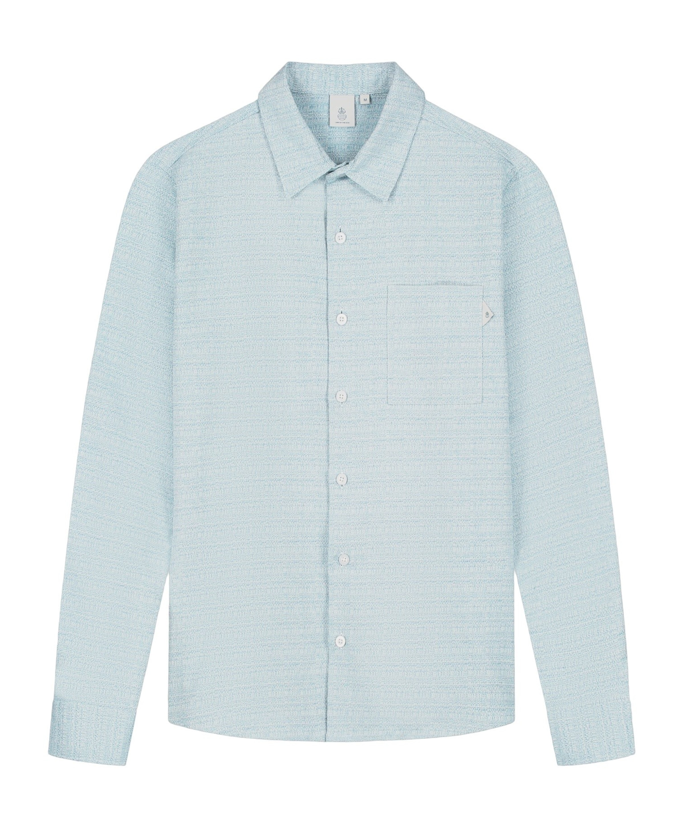 Heren overshirt blauw