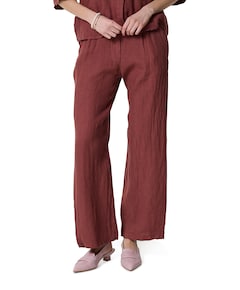 Liva Solid dames broek brique