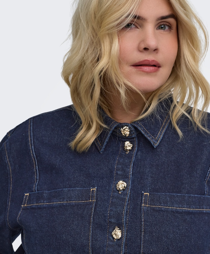 Dames blouse blauw